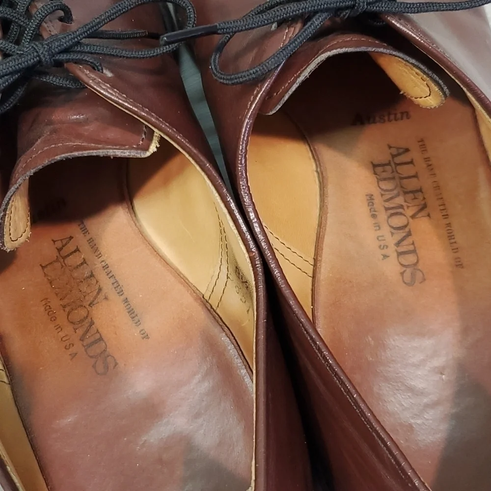 Allen edmonds Austin 30713 Mens Dress Oxford Slip on shoes sz 8.5C
